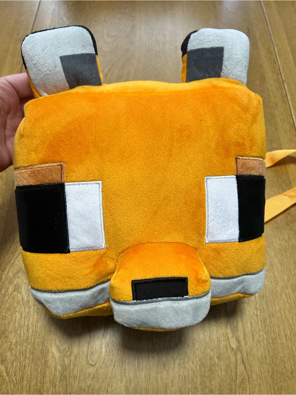 Kids Plush Animal Backpack - Orange Fox Design